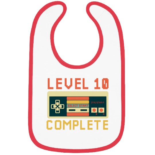 Level 10 Complete vintages Celebrate 10th Wedding Anniversary Bibs