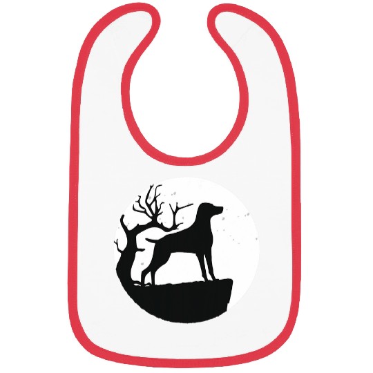Weimaraner Dog Retro 15 Bibs