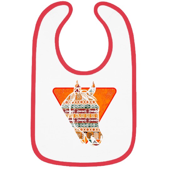 Native American Geometric Horse 5 Bibs