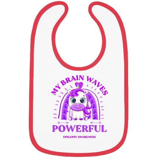My Brain Waves Are Powerful Doctor Study Epilepsy Awareness Bibs