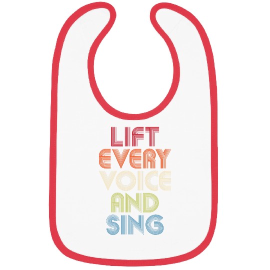 Juneteenth Lift Every Voice Sing Black History Month Anthem Bibs
