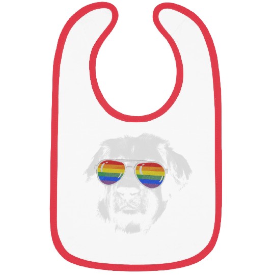 Pride Month leonberger Rainbow Flag Bibs
