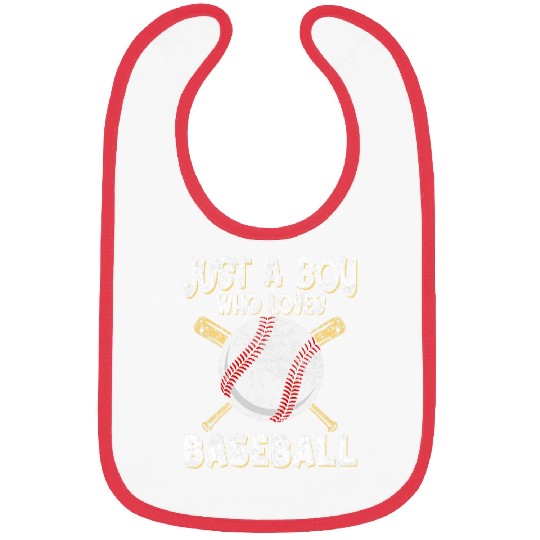 Just a Boy who loves Baseball Pitcher Pitch Catcher Dad Bibs
