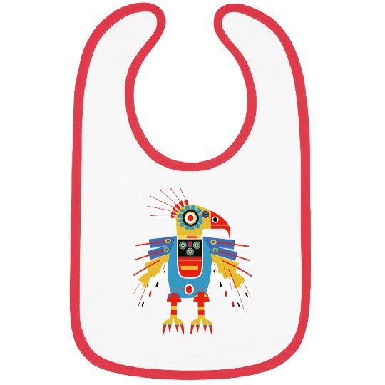 Thunderbird in Native American Pacific Northwest Coast Style Bibs