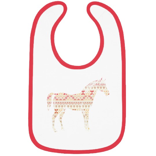 Native American Geometric Horse 7 Bibs