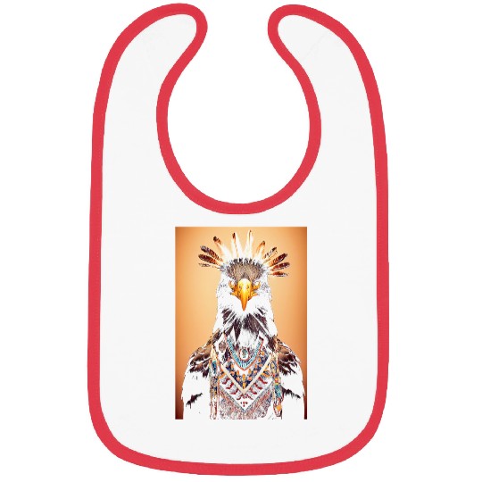 Native American Indian Design Warrior Native American 16 Bibs