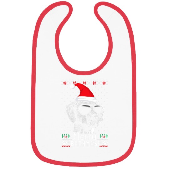 Rhodesian Ridgeback Merry Barkmas Christmas Bibs