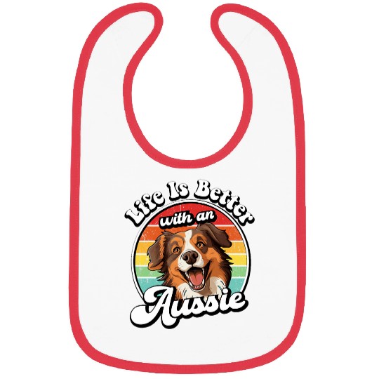 Red Australian Shepherd 1 Bibs