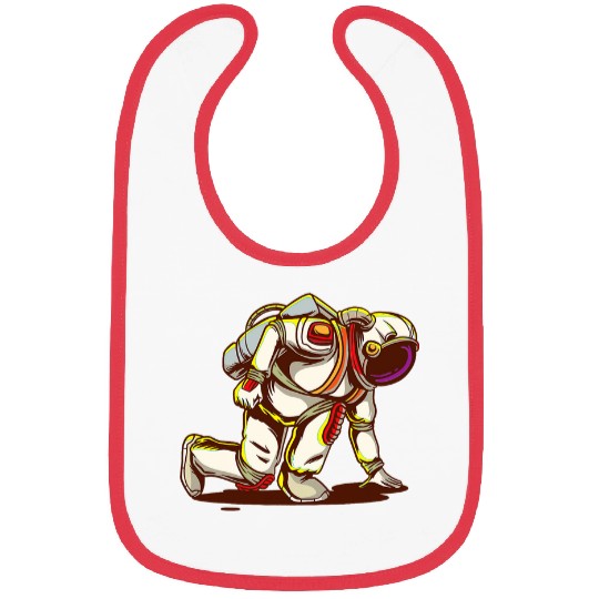 Starting Astronaut I Running Runner Sprinter Sci Fi Space Bibs