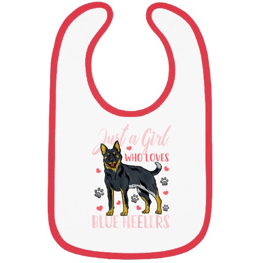 Kids Blue Heeler Gift 1 Bibs