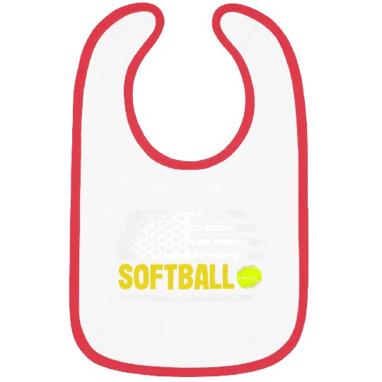 Patriotic Softball Team American Flag 1 Bibs