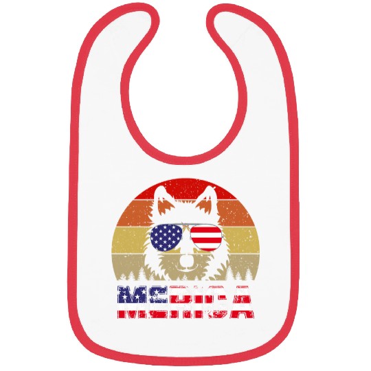 Liberty Freedom vintages Design Merica Husky Bibs