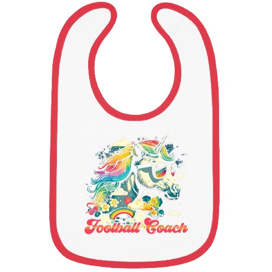 Rainbow Unicorns Football Coachs Coaching Bibs