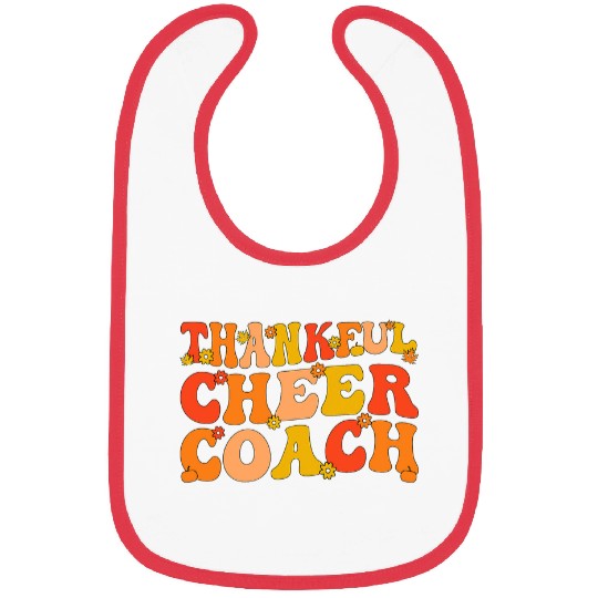 Thankful Cheer Coachs Thanksgiving Cheerleading Coach Bibs