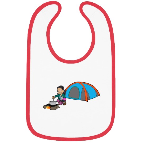 Solo happy woman camper 2 Bibs