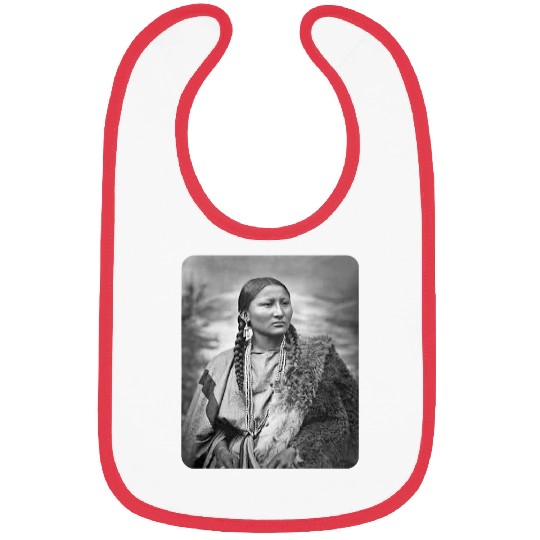 Native American indian Original Print treasured history Bibs
