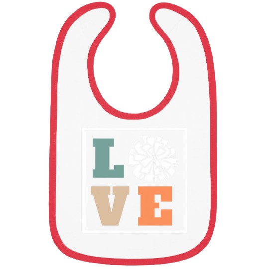 Love Cheer vintages Cheerleading Coach Bibs