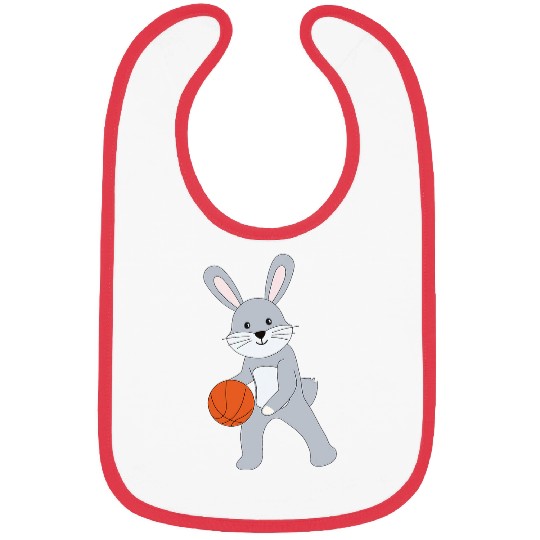 Squirrel Playing Basketball Ball Sports Chipmunk Bibs