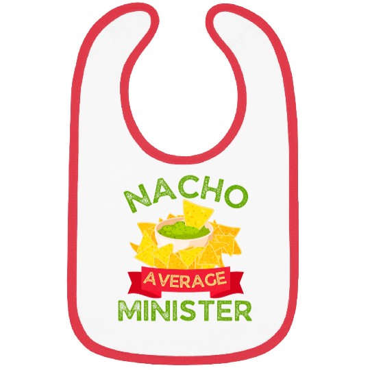 Nacho Average Minister Wedding Bibs