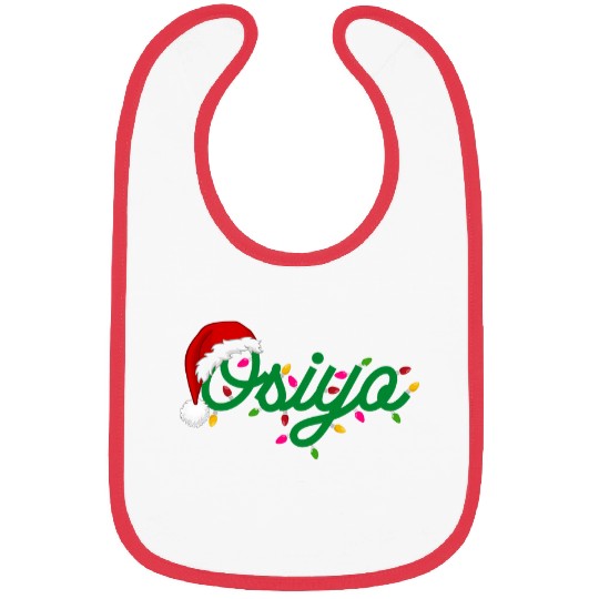 Native American Osiyo Cherokee Language Christmas Top Bibs