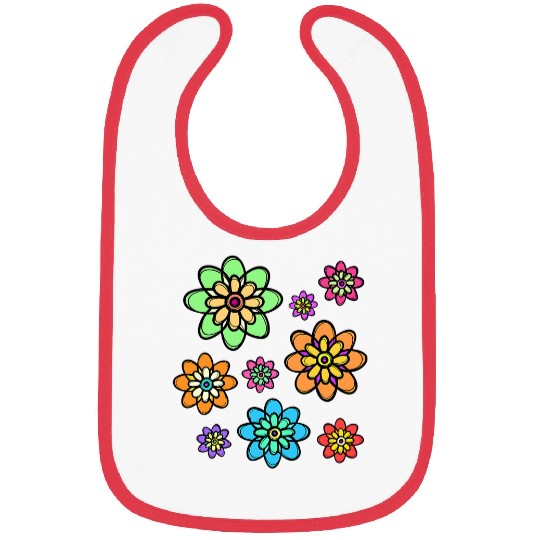 Stylish Pattern Creative Art Modern Artwork Drawing Bibs