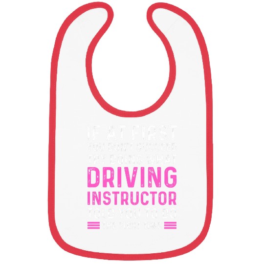 Thank you for driving instructor Car Teacher Education mom Bibs