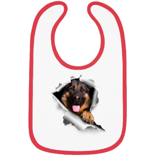 Sneaking German Shepherd Dog Lover Puppy Pet Trainer Bibs