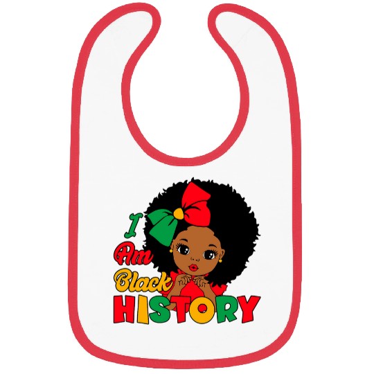 Kids I Am Black History Girls Black History Month Bibs