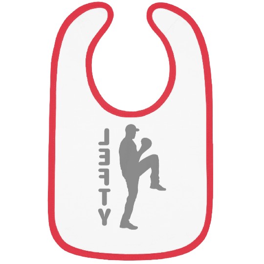 Lefty Baseball Pitcher Southpaw Funny Baseball Pitching Bibs