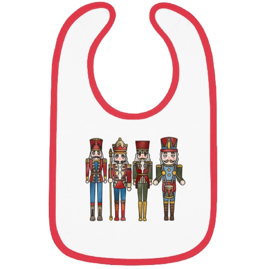 vintages Nutcracker Ballet Dance Matching Holiday Bibs
