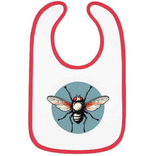 Insect Elegance Flies Souvenir Buzz Entomology Souvenir Bibs