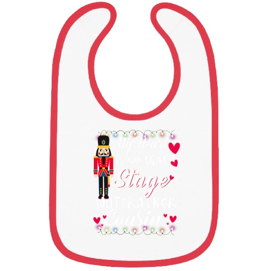 Nutcracker Cousin Love Ballet Dance Mom Nutcracker Xmas Bibs