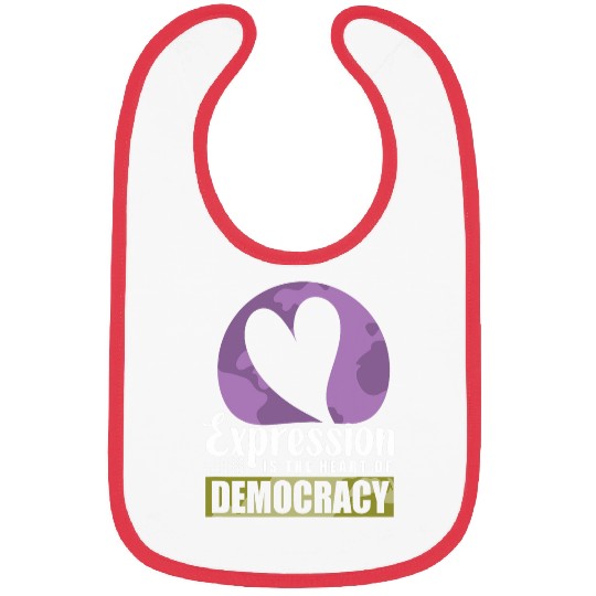 Lovable Pleasant Democracy Quote Bibs