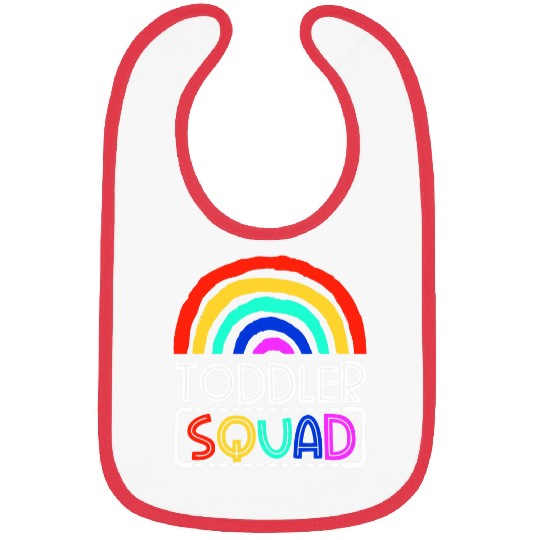 Toddler Squad Funny Daycare Provider Appreciation Teacher 1 Bibs