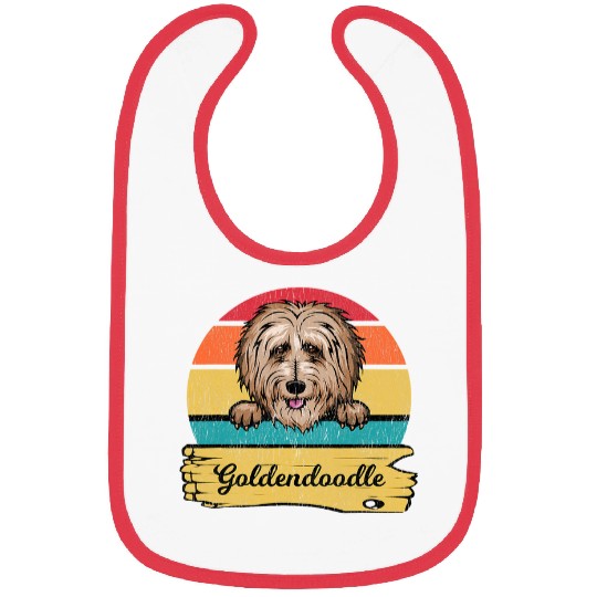 Dog Goldendoodle Shirt. Retro Style Goldendoodle Bibs