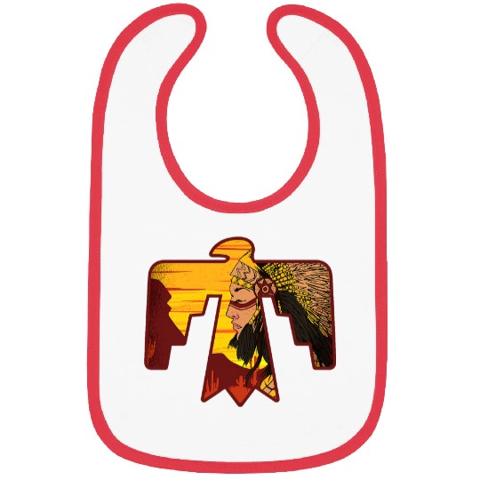 Native American Thunderbird Indigenous Peoples Day Bibs