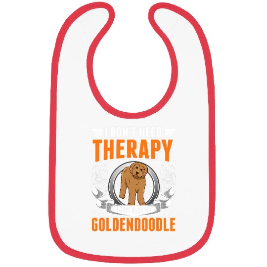 Dog Goldendoodle Therapy T-Shirt Bibs