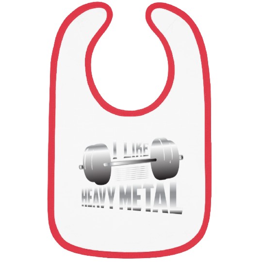 I Like Heavy Metal Workout Training Weight Lifting Bibs