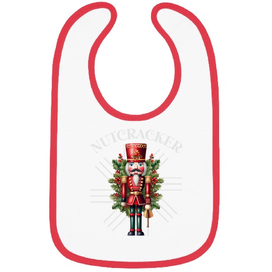 Nutcracker Ballet Dance Merry Christmas Joy 2 Bibs