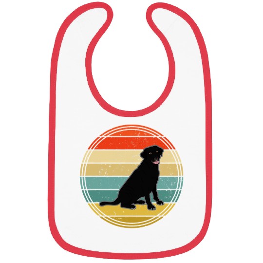 Labrador Lab Dog Lovers Retro Bibs