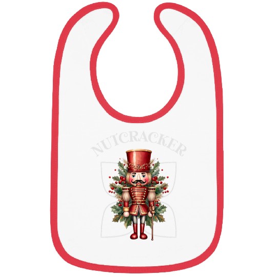 Nutcracker Ballet Dance Merry Christmas Joy Bibs