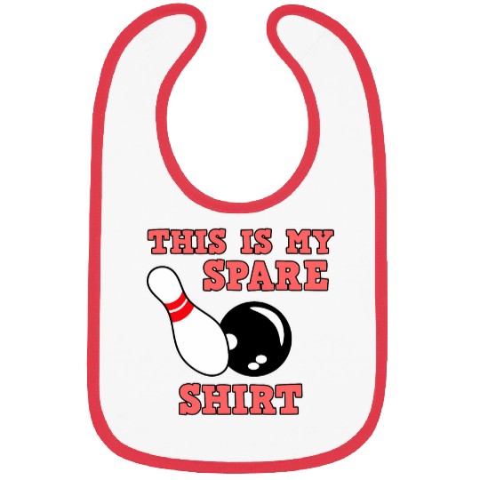 This Is My Spare Bowl Bowling Player Bowler Coachs Graphic Bibs