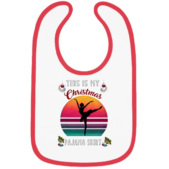 This Is My Nutcracker Christmas Ballerina Pajama Gift Bibs