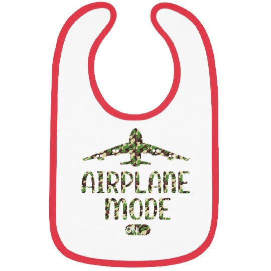 Airplane Mode On Passenger Plane Airport Pilot Plane Pilots Bibs