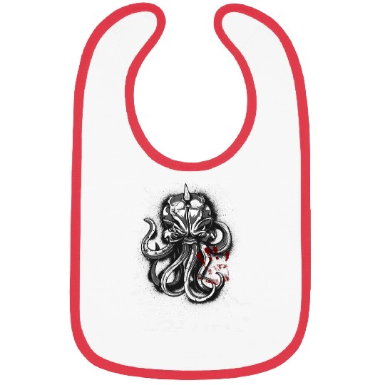 Japanese Art Cthulhu Bibs