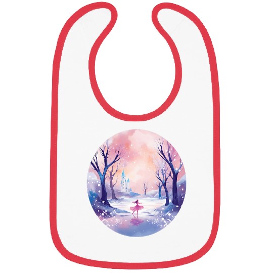 Nutcracker Ballet Dancer Fantasy Cute Girls Christmas Winter Bibs