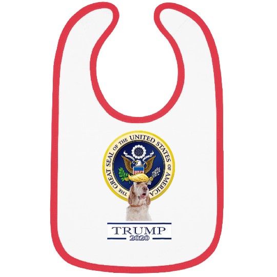 Trump Dog English Setter Bibs
