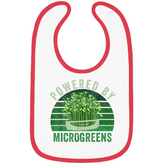 Powered By Microgreens Urban Farming Microgreens Gardener Bibs