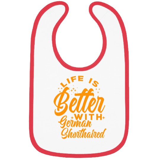 life is better with a german shepherd Bibs