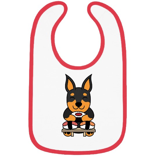 Sushi Miniature Pinscher Dog Bibs